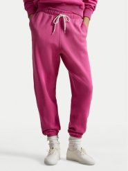 Polo Ralph Lauren Spodnie dresowe 211971700501 Różowy Tapered Fit. Czerwone spodnie dresowe Polo Ralph Lauren, bez wzorów, z bawełny. Za 689.99 zł.