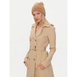 Czapka Liu Jo. Brązowe czapki zimowe Liu Jo, bez wzorów. Za 269.99 zł.