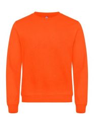 Clique Basic Roundneck bluza unisex, miękki materiał z powłoką. Brązowe bluzy CLIQUE, m, bez wzorów, z bawełny, bez kaptura. Za 149.58 zł.