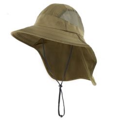 Kapelusz z ochroną na kark Viking Tatlow. Szare kapelusze Viking, na lato, bez wzorów, z materiału. Za 118.99 zł.