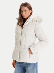 Morgan Kurtka puchowa 252-GITELA Beżowy Regular Fit. Brązowe kurtki Morgan, bez wzorów, z puchu, bez kaptura. Za 769.99 zł.