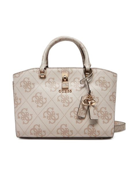 Guess Torebka HWOS96 55060 Beżowy. Brązowe torebki klasyczne Guess, z aplikacjami, ze skóry, bez dodatków. Za 349.99 zł.