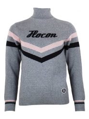 Peak Mountain Sweter w kolorze szarym rozmiar: S. Szare swetry Peak Mountain, s, bez wzorów, ze splotem, bez ramiączek. Za 203.45 zł.