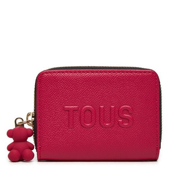 Portfel TOUS. Czerwone portfele tous, bez wzorów. Za 369.99 zł.