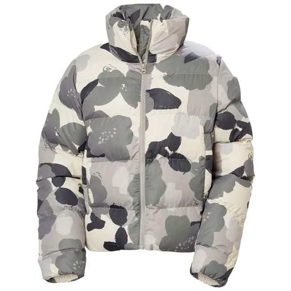 Damska kurtka puchowa Helly Hansen Jade. Szare kurtki Helly Hansen, bez wzorów, z puchu, bez kaptura. Za 639.30 zł.