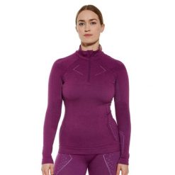 Bluza damska z krótkim ekspresem wełniana Brubeck EXTREME MERINO. Czerwone bluzy Brubeck, bez wzorów, z wełny, bez ramiączek, bez kaptura. Za 462.49 zł.