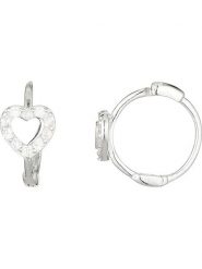 CARATELLI Złote kolczyki-kreole "Cagliari" z diamentami rozmiar: onesize. Szare kolczyki CARATELLI, z diamentem, złote. Za 1,304.99 zł.