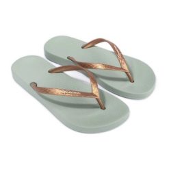 Japonki Ipanema Anatomica Tan Fem 81030 AG185 złoty. Żółte japonki bez wzorów, z materiału. Za 101.34 zł.