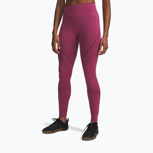 Legginsy Under Armour Vanish Seamless. Fioletowe legginsy Under Armour, bez wzorów, sportowe. Za 299.99 zł.