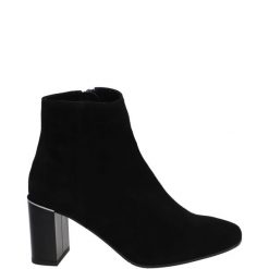 ZAMSZOWE KLASYCZNE BOTKI 1486 CAMOS NERO. Botki Venezia, bez wzorów, ze skóry, klasyczne, bez obcasa, bez zapięcia. Za 429.00 zł.