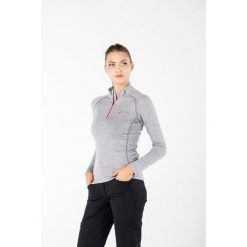 Vega - damska koszulka 100% merino wełna 195 g/m² z zamkiem YKK. Szare bielizna termoaktywna damska WOOLONA, bez wzorów, z wełny, bez ramiączek, trekkingowe. W wyprzedaży za 306.00 zł.