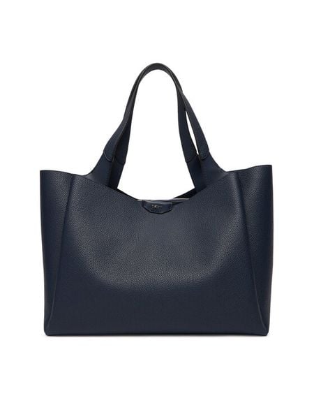 DKNY Torebka R43AYG32 Granatowy. Niebieskie torebki klasyczne DKNY, bez wzorów, ze skóry, bez dodatków. Za 521.99 zł.