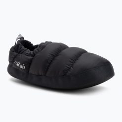 Kapcie Rab Down Hut. Czarne kapcie RAB, bez wzorów. Za 249.99 zł.