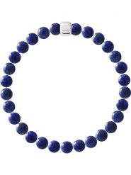 Pearline Bransoletka "Confiance" w kolorze niebieskim rozmiar: 19 cm. Niebieskie bransoletki Pearline, z lazurytem, srebrne. Za 204.96 zł.