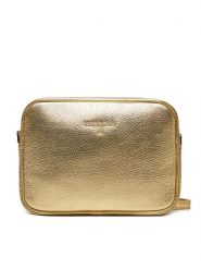 Patrizia Pepe Torebka 8B8985/L138-Y254 Złoty. Żółte listonoszki Patrizia Pepe, bez wzorów, ze skóry, bez dodatków. Za 479.99 zł.