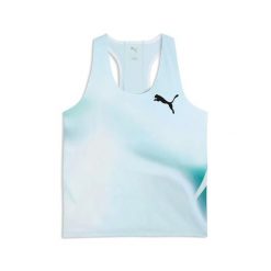 Koszulka Na Ramiączkach Puma W Lightspeed Ultraweave Graphic Singlet Damskie. Niebieskie t-shirty sportowe Puma, l, bez wzorów, z materiału, bez ramiączek, do biegania. Za 377.99 zł.