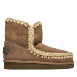 Śniegowce Mou. Szare śniegowce Mou, bez wzorów, bez zapięcia. Za 1,009.00 zł.