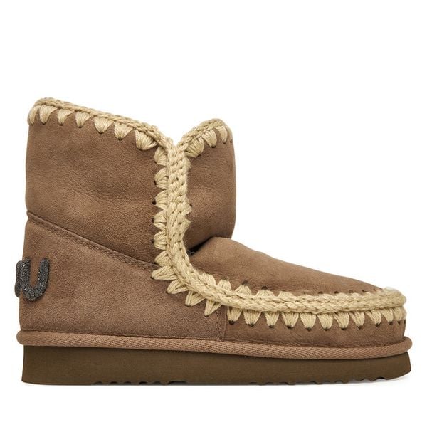 Śniegowce Mou. Szare śniegowce Mou, bez wzorów, bez zapięcia. Za 1,009.00 zł.