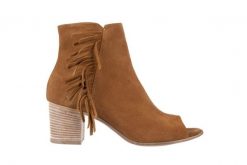Botki Bayla-118 3113 Crosta Cuoio, Brąz, Skóra naturalna - 41. Brązowe botki Bayla, bez wzorów, z materiału, z otwartym noskiem, bez obcasa, bez zapięcia. W wyprzedaży za 99.00 zł.
