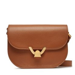 Torebka Coccinelle. Brązowe listonoszki Coccinelle, bez wzorów, bez dodatków. Za 1,239.00 zł.