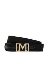 Marciano Guess Pasek Damski 4BGZ13 7229A Czarny. Czarne paski Marciano Guess, z aplikacjami, z materiału. Za 239.99 zł.