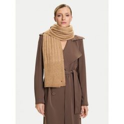 Szalik Tommy Hilfiger. Brązowe szaliki i kominy Tommy Hilfiger, bez wzorów. Za 229.99 zł.