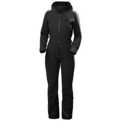 Damski kombinezon narciarski Helly Hansen Avanti. Czarne kombinezony Helly Hansen, bez wzorów, sportowe, bez kołnierzyka, bez ramiączek. Za 2,212.50 zł.