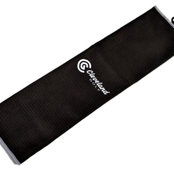 Torba na akcesoria Cleveland Golf Trifold Towel. Czarne swetry CLEVELAND GOLF, bez wzorów, sportowe, bez ramiączek. Za 129.50 zł.