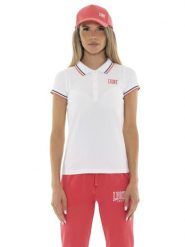 Koszulka polo na czas wolny na co dzień. Czarne t-shirty sportowe LEONE 1947 APPAREL, uniwersalny, bez wzorów, bez ramiączek, na fitness i siłownię. Za 164.19 zł.