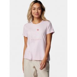 Koszulka Damska Columbia Sloan Ridge Graphic. Czerwone t-shirty sportowe Columbia, xs, bez wzorów, z syntetyku, bez ramiączek. Za 169.00 zł.