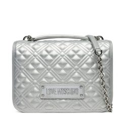 Torebka LOVE MOSCHINO. Szare torebki klasyczne Love Moschino, bez wzorów, klasyczne, bez dodatków. Za 579.99 zł.