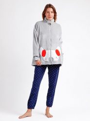 Admas Kurtka polarowa w kolorze jasnoszarym rozmiar: M. Szare kurtki admas, m, bez wzorów, z polaru, bez kaptura. Za 113.99 zł.