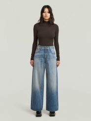 G-Star Dżinsy - Loose fit - w kolorze niebieskim rozmiar: W32/L/30. Niebieskie jeansy G-Star, l, z aplikacjami, ze skóry, klasyczne, z podwyższonym stanem. Za 214.95 zł.