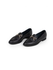 Anna Morellini Skórzane mokasyny "Jolessa" w kolorze czarnym rozmiar: 39. Czarne mokasyny Anna Morellini, bez wzorów. Za 333.03 zł.