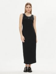 Liu Jo Sukienka codzienna TA4185 J4678 Czarny Regular Fit. Czarne sukienki Liu Jo, na co dzień, s, bez wzorów, z syntetyku, bez kołnierzyka, bez ramiączek, proste. Za 259.99 zł.