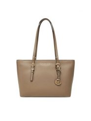 MICHAEL Michael Kors Torebka Quinn 30T5GQNT2L Beżowy. Brązowe torebki klasyczne MICHAEL Michael Kors, bez wzorów, ze skóry, bez dodatków. Za 899.99 zł.