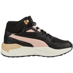 Buty sportowe damskie Puma X-Ray Speed Mid WTR. Czarne buty sportowe lifestyle Puma, bez wzorów, z gumy, za kostkę, bez zapięcia, trekkingowe. Za 199.00 zł.