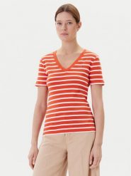 Tommy Hilfiger T-Shirt New Cody WW0WW40584 Pomarańczowy Slim Fit. Brązowe t-shirty Tommy Hilfiger, xxs, bez wzorów, bez kołnierzyka, bez ramiączek. Za 219.99 zł.