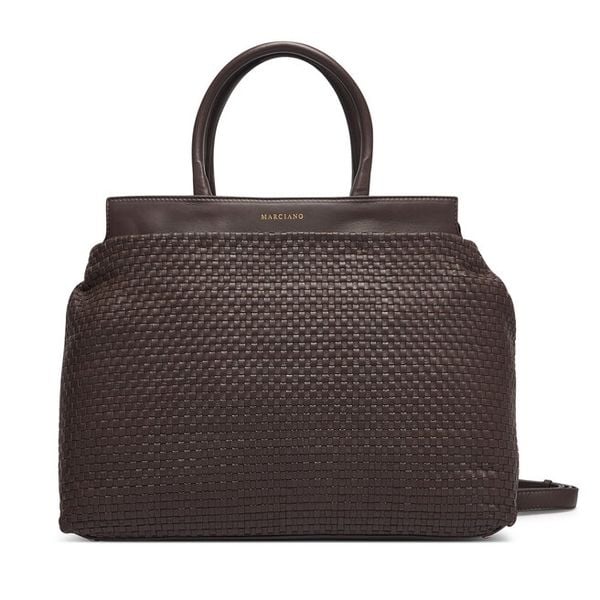 Torebka Marciano Guess. Brązowe torebki klasyczne Marciano Guess, z aplikacjami, klasyczne, bez dodatków. Za 1,413.99 zł.