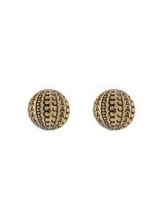 Marc Jacobs Kolczyki The Monogram Stud 2S4JER001J53 Złoty. Żółte kolczyki Marc Jacobs, metalowe. Za 269.99 zł.