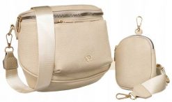 Saszetka beżowa Rovicky R-KP-04-F19. Brązowe nerki i saszetki ROVICKY, bez wzorów, ze skóry ekologicznej, bez dodatków. Za 70.00 zł.