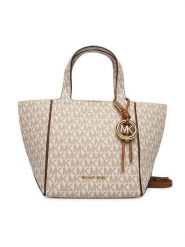 MICHAEL Michael Kors Torebka 30R6G9JT9B Écru. Shopper bag MICHAEL Michael Kors, bez wzorów, ze skóry, bez dodatków. Za 1,299.00 zł.
