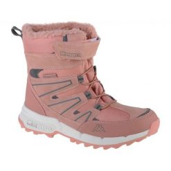 Buty Kappa Floki Tex T 260975T-2116 różowe. Czerwone buty treningowe bez wzorów, z gumy, bez zapięcia. Za 268.06 zł.
