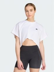 Adidas T-Shirt Primelift Workout Graphics T-Shirt KV1570 Biały Regular Fit. Białe t-shirty sportowe adidas, l, bez wzorów, z bawełny, bez ramiączek, na fitness i siłownię. Za 178.99 zł.