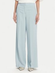 PINKO Spodnie materiałowe Pergamino 100331 A20Q Błękitny Regular Fit. Niebieskie spodnie materiałowe Pinko, bez wzorów, z materiału. Za 959.99 zł.