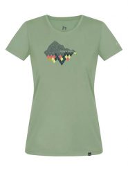 Hannah Koszulka funkcyjna "Cordy" w kolorze zielonym rozmiar: 38. Zielone t-shirty sportowe Hannah, bez wzorów, z materiału, bez ramiączek, outdoorowe. Za 119.12 zł.