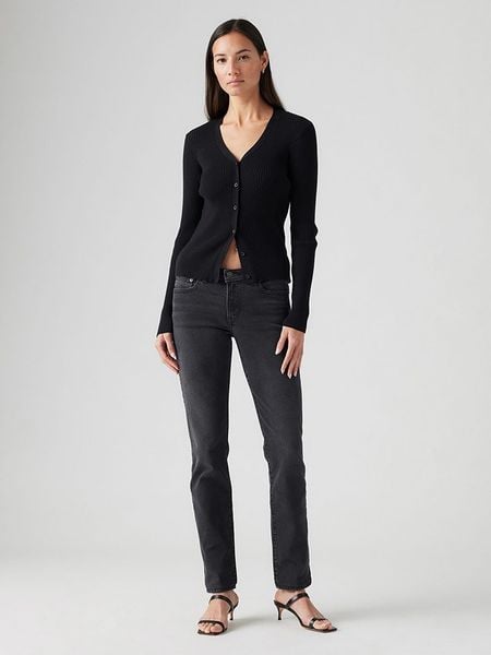 Levi's Dżinsy - Skinny fit - w kolorze czarnym rozmiar: W28/L28. Czarne jeansy Levi's, l, z aplikacjami, klasyczne. Za 210.81 zł.
