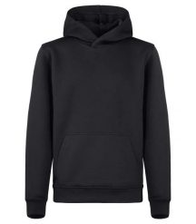 Clique Basic Active Hoody Junior – młodzieżowa bluza z kapturem ze spun dyed. Czarna bluzy CLIQUE, m, bez wzorów, młodzieżowe, bez ramiączek, z kapturem. Za 145.21 zł.