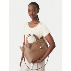 Torebka Furla. Brązowe torebki klasyczne Furla, bez wzorów, klasyczne, bez dodatków. Za 1,659.00 zł.