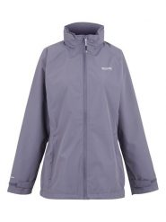 Regatta Kurtka przeciwdeszczowa "Daysha" w kolorze fioletowym rozmiar: 46. Różowe kurtki przeciwdeszczowe Regatta, bez wzorów, bez kaptura, outdoorowe. Za 97.45 zł.